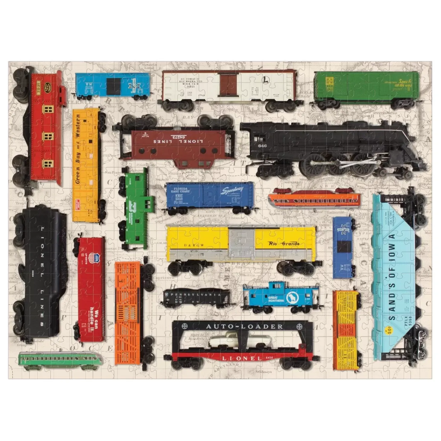 Vintage Toy Trains 300 Piece Jigsaw Puzzle