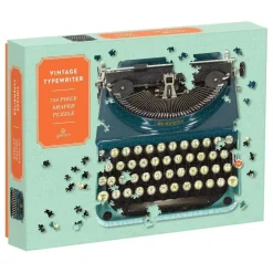 Vintage Typewriter 750 Piece Shaped Jigsaw Puzzle