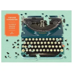 Vintage Typewriter 750 Piece Shaped Jigsaw Puzzle