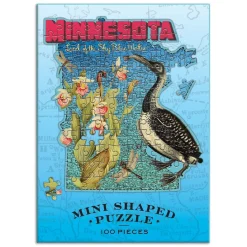 Wendy Gold Minnesota 100 Piece Mini Shaped Jigsaw Puzzle