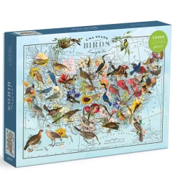 Wendy Gold State Birds 1000 Piece Puzzle