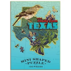 Wendy Gold Texas 100 Piece Mini Shaped Jigsaw Puzzle