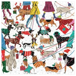 Winter Dogs 500 Piece Jigsaw Puzzle