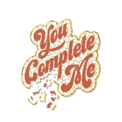 You Complete Me 100 Piece Mini Shaped Foil Puzzle